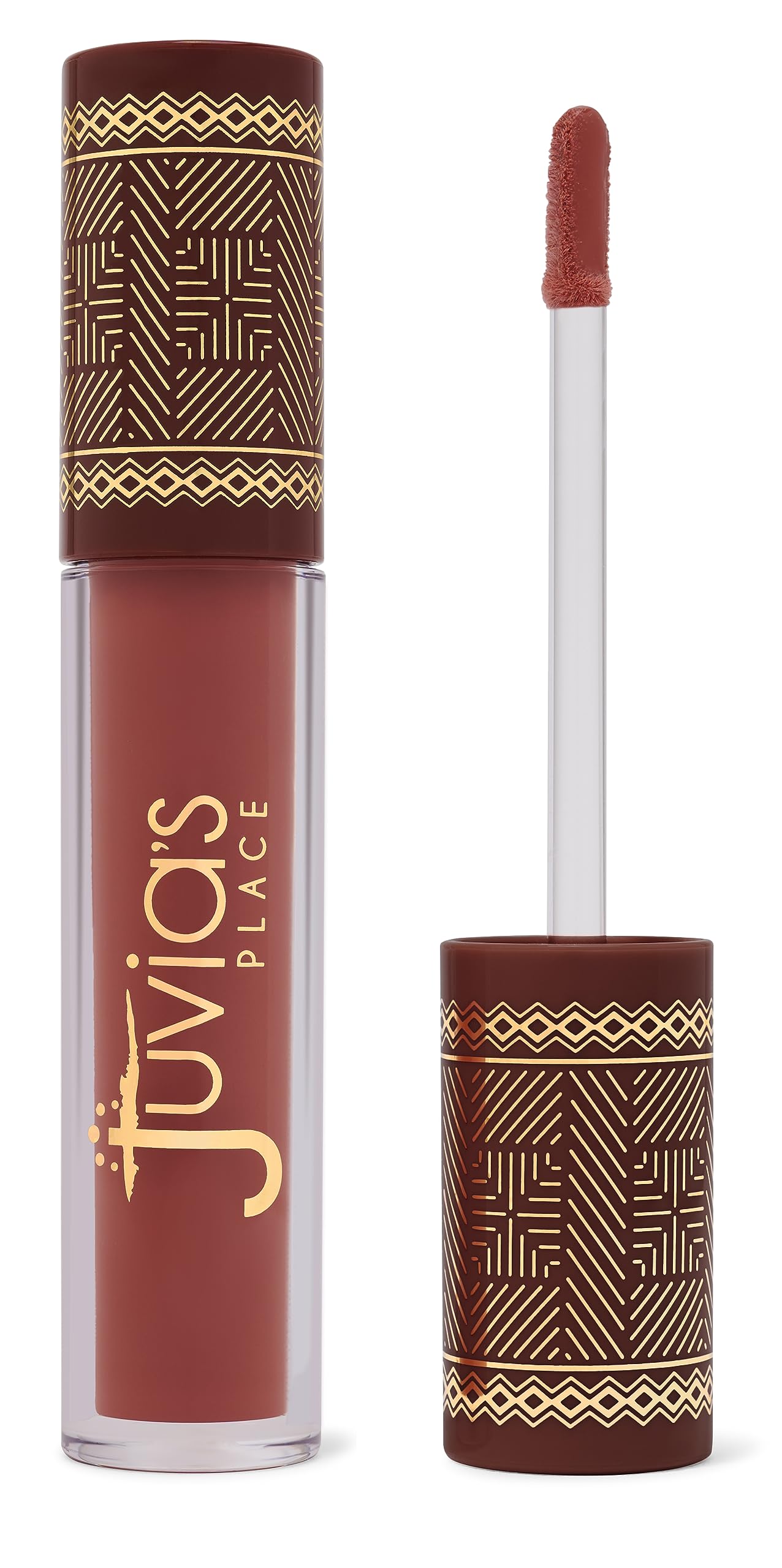Juvia's Place Coffee Shop Lip Gloss - Mochaccino - Hydrating Butter Lip Gloss for Women, Long-Lasting Shine, Moisturizing Glass-like Finish, Plumping Non-sticky, Suitable for every vibe