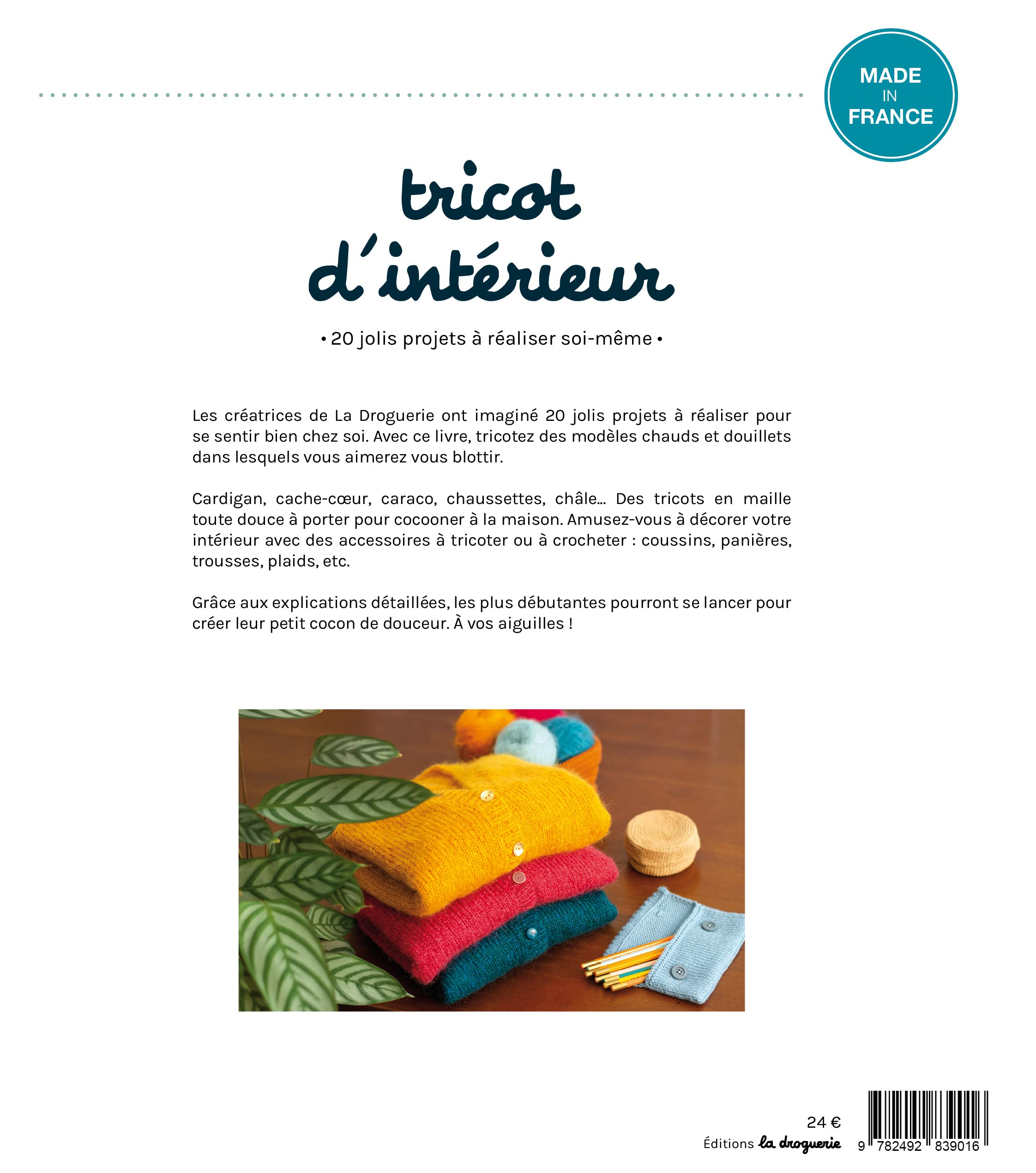 Tricot d'intérieur: 20 jolis projets à réaliser soi-même