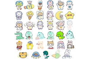 35-Piece Acrylic Pins: A Kaleidoscope of Creative Expression