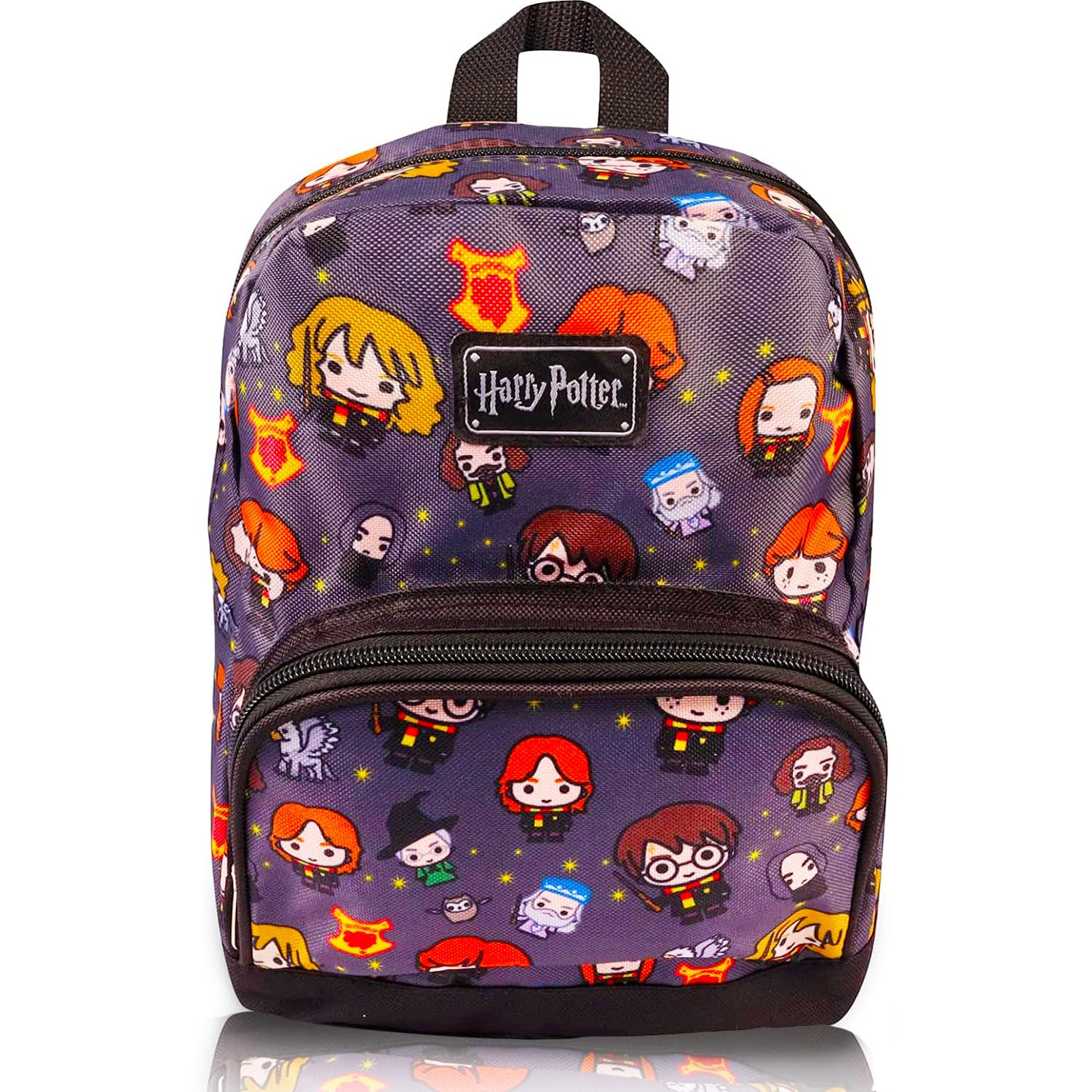 Fast Forward New York Harry Potter Mini Backpack for Women -- Canvas Harry Potter Hogwarts Backpack Purse Shoulder Bag for Adults, Teens