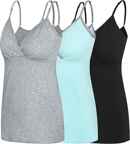 Camiseta de lactancia Cami - Corpiño de dormir para maternidad y lactancia