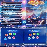 Vista 5 de RegiisJoy 32000 en 1 Pandoras Box 78S Retro Arcade Game Console, 4 Jugadores 3D Magical Modified Game, Search Save Delete Cheat Function, Lista