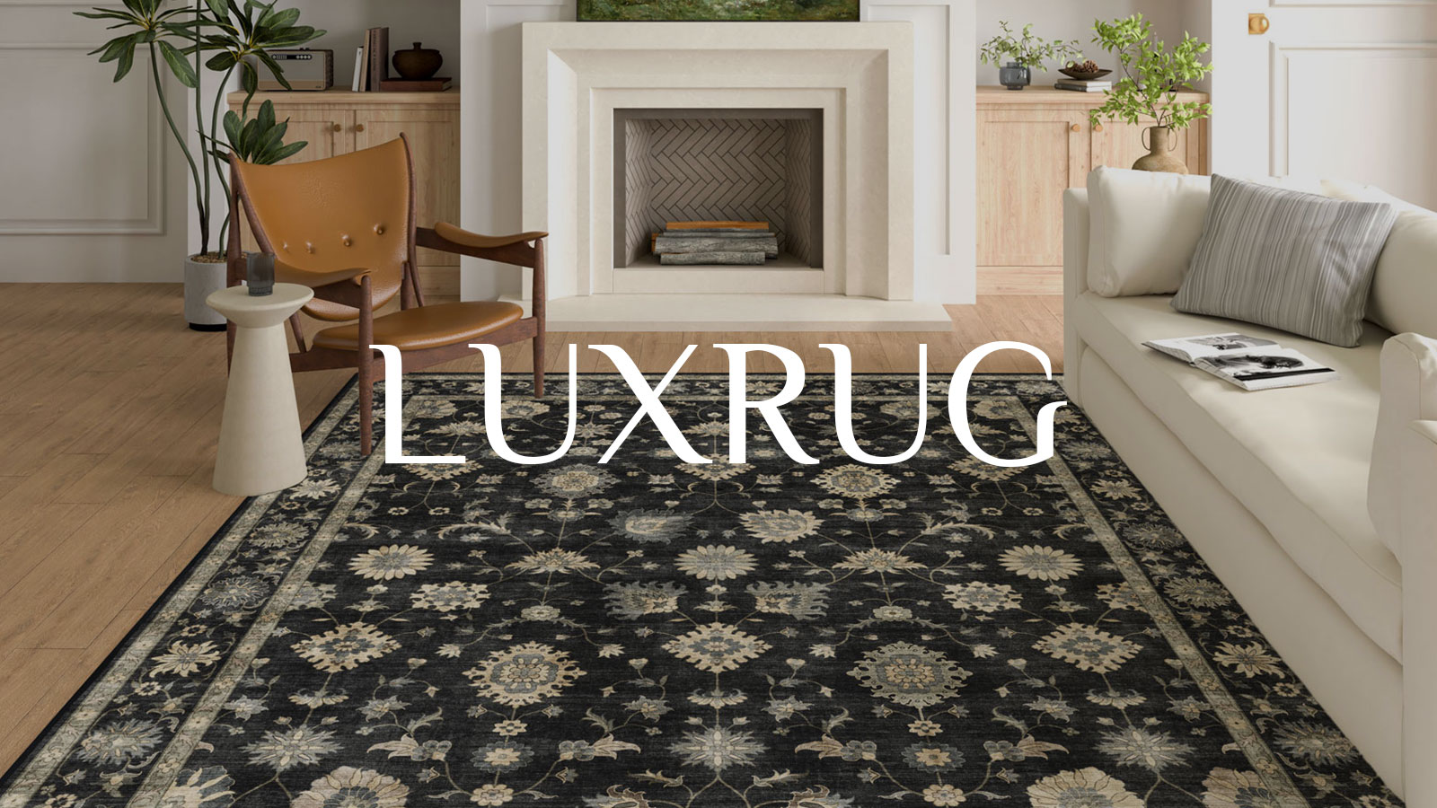 Tapete rectangular LUXRUG 91x152 cm lavable antideslizante miniatura 7