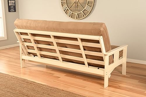 Miniatura 7 de MFD Futón Montana, Verde, Tela Madera, Colchón Marmont Thunder