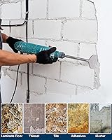 Vista 6 de SDS Plus cincel, Firecore - Brocas de eliminación de azulejos de 4 x 11 pulgadas para taladro de martillo giratorio SDS Plus, pala de acero
