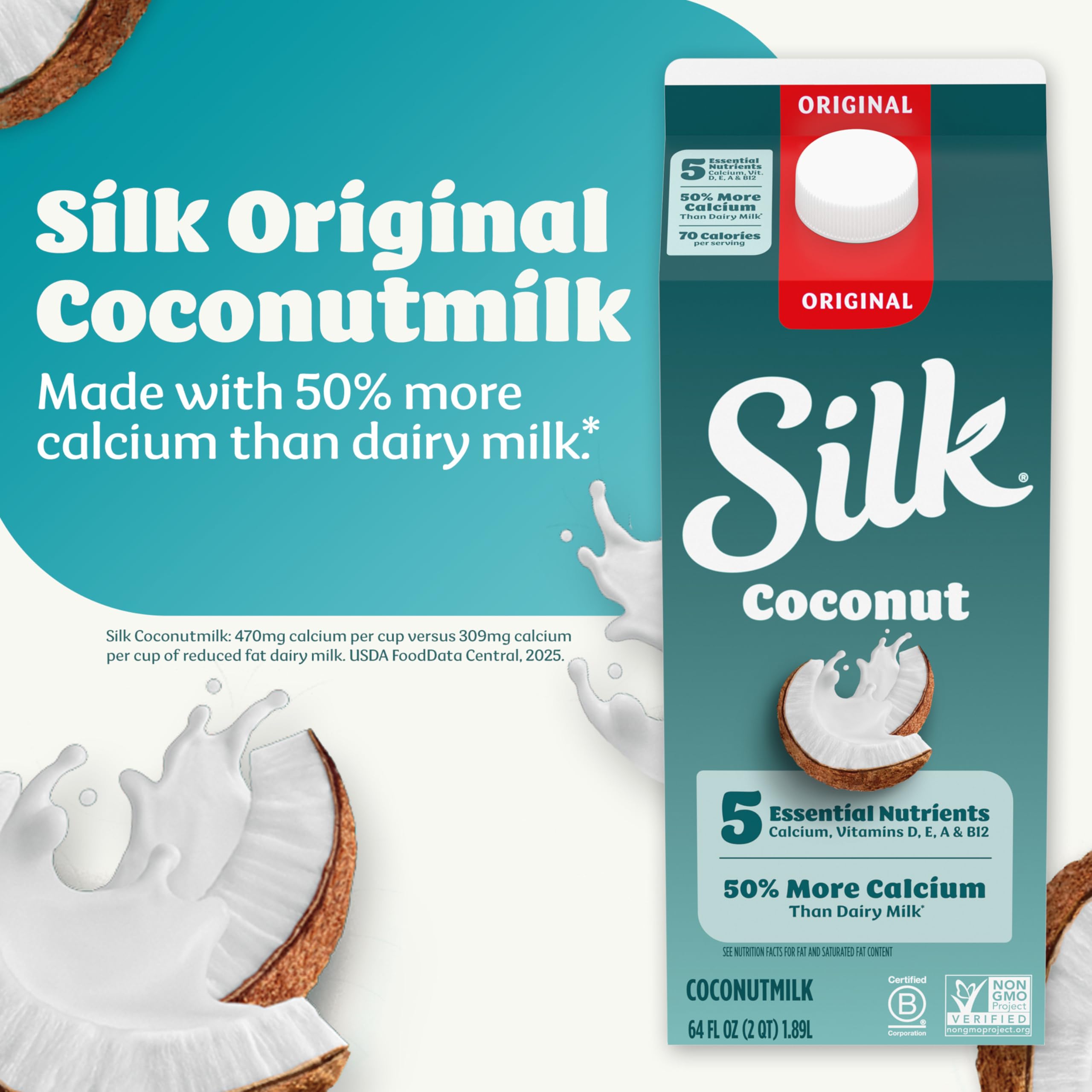 Amazon.com: SILK Pure Coconut Original, 64 FZ : Everything Else