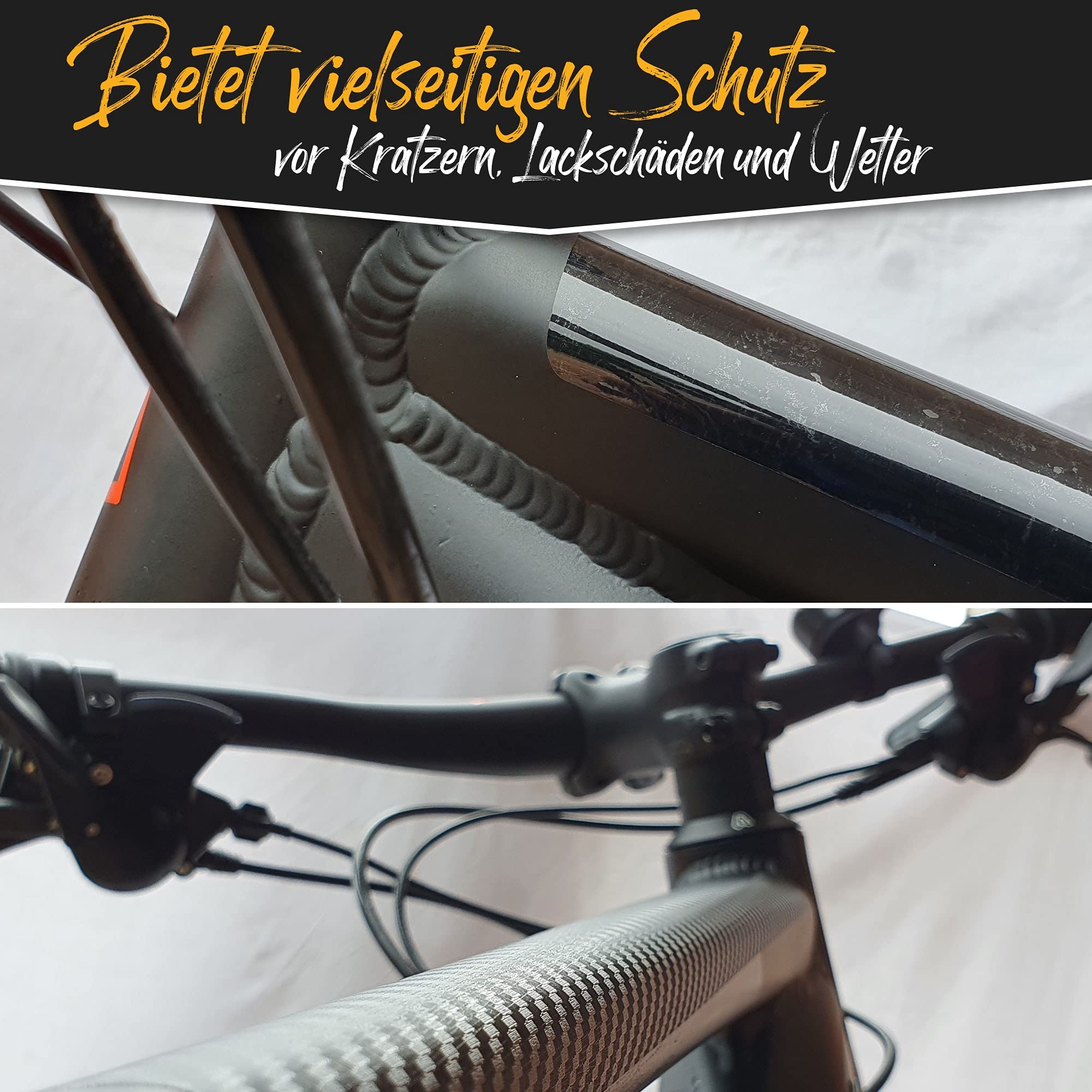 lackschutzfolie rennrad LACKSCHUTZSHOP Fahrrad Schutz-Folie - für Trekkingrad, Rennrad, E-Bike u.v.m. - Schutz-Pads - Rahmenschutz Rahmengröße:M (45cm) Ibanez Power Trio PT3 Category:E Bike Trekking_KMC Z610