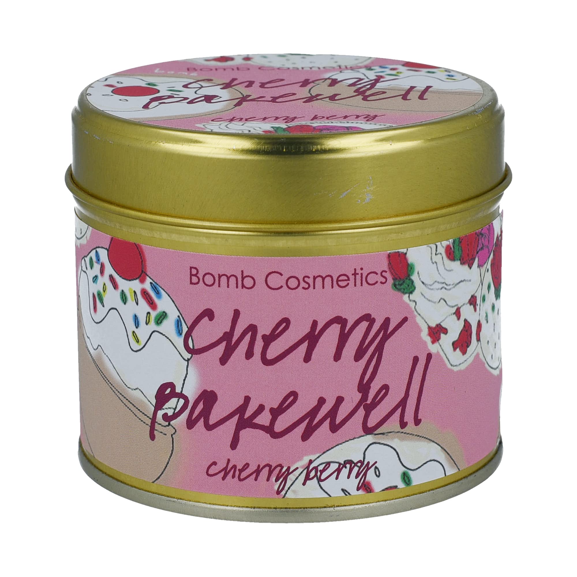 Bomb Cosmetics Cherry Bakewell Candle