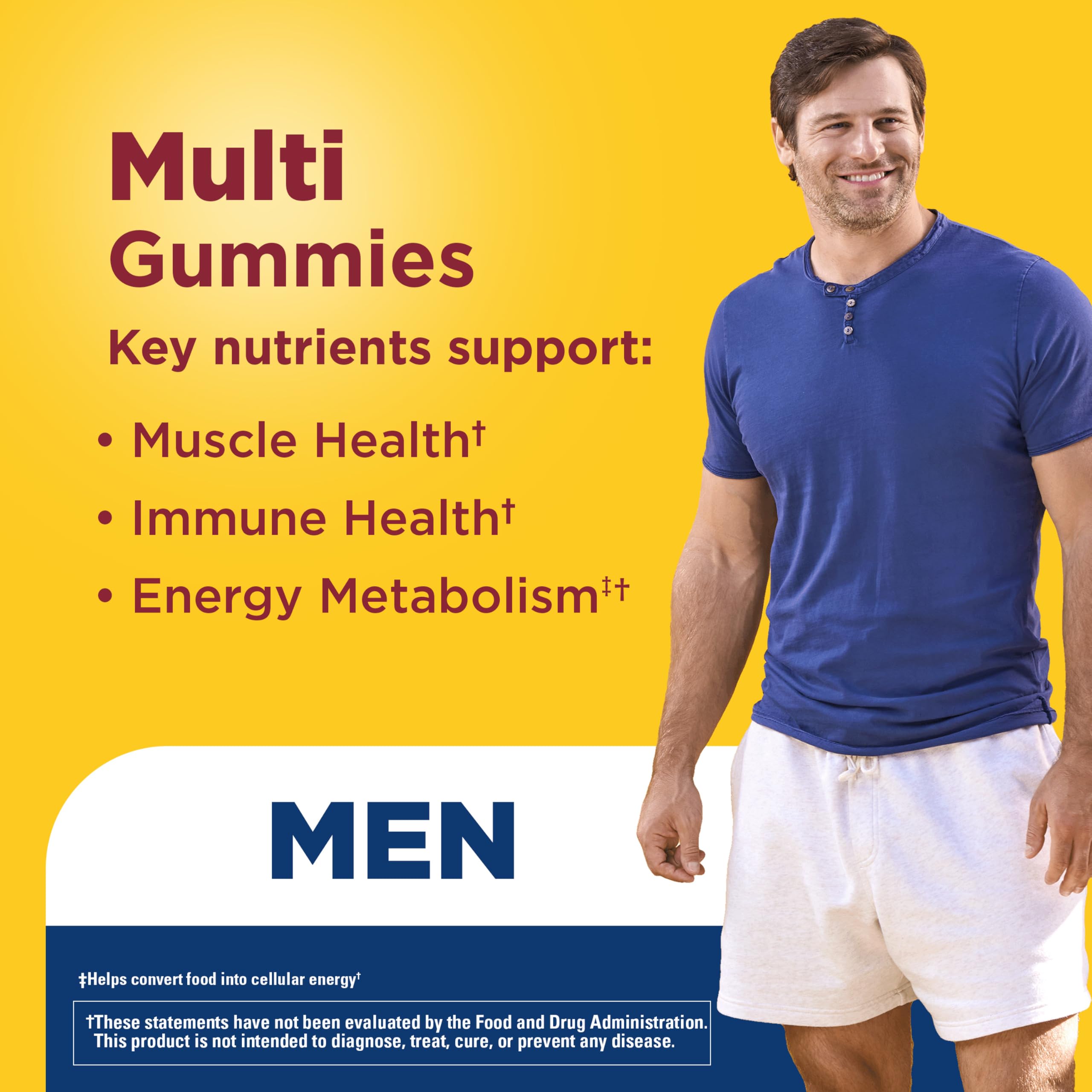 Nature Made Multi for Men, Mens Multivitamins Gummies, 150 Count — Amazon image 3