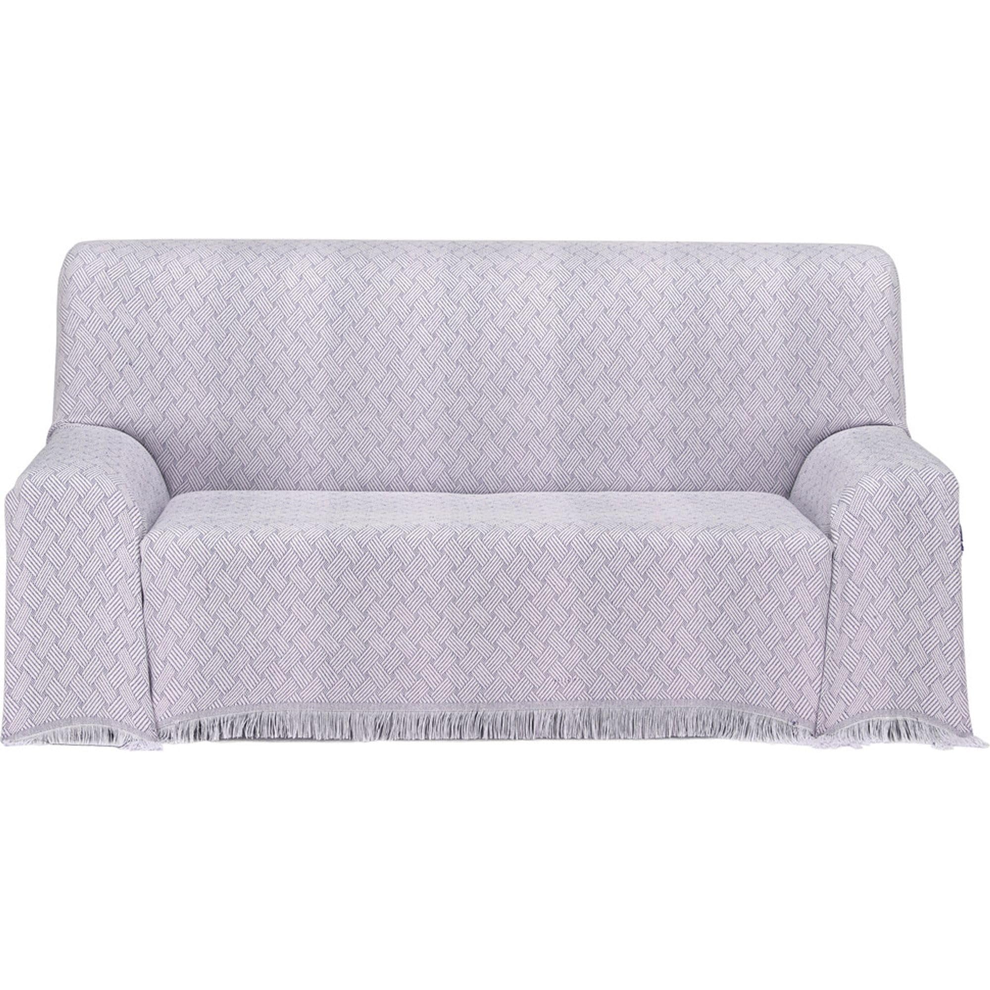 ECOMMERC3 | Multipurpose Bedspread Size 300 x 260 cm for Sofa or Bed – Multipurpose Foulard Extra Soft Touch Lilac Colour