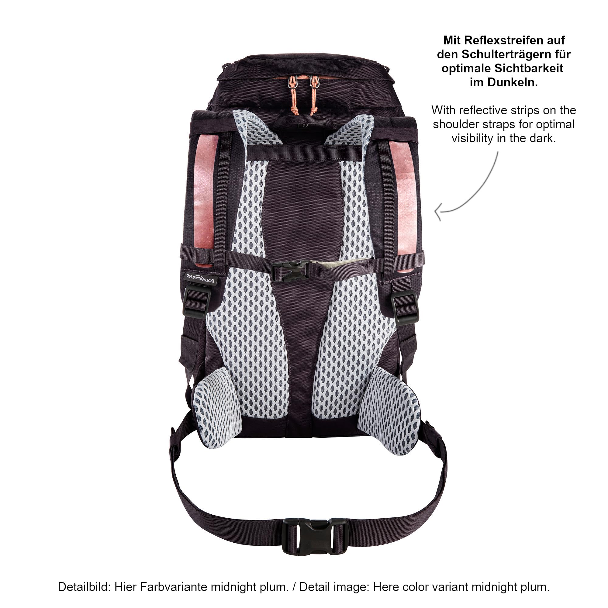 Tatonka Kinderrucksack Mani 20L - Rucksack für Mädchen und Jungen ab 10 Jahren - Inklusive Sitzkissen und mit Reflektoren für gute Sichtbarkeit