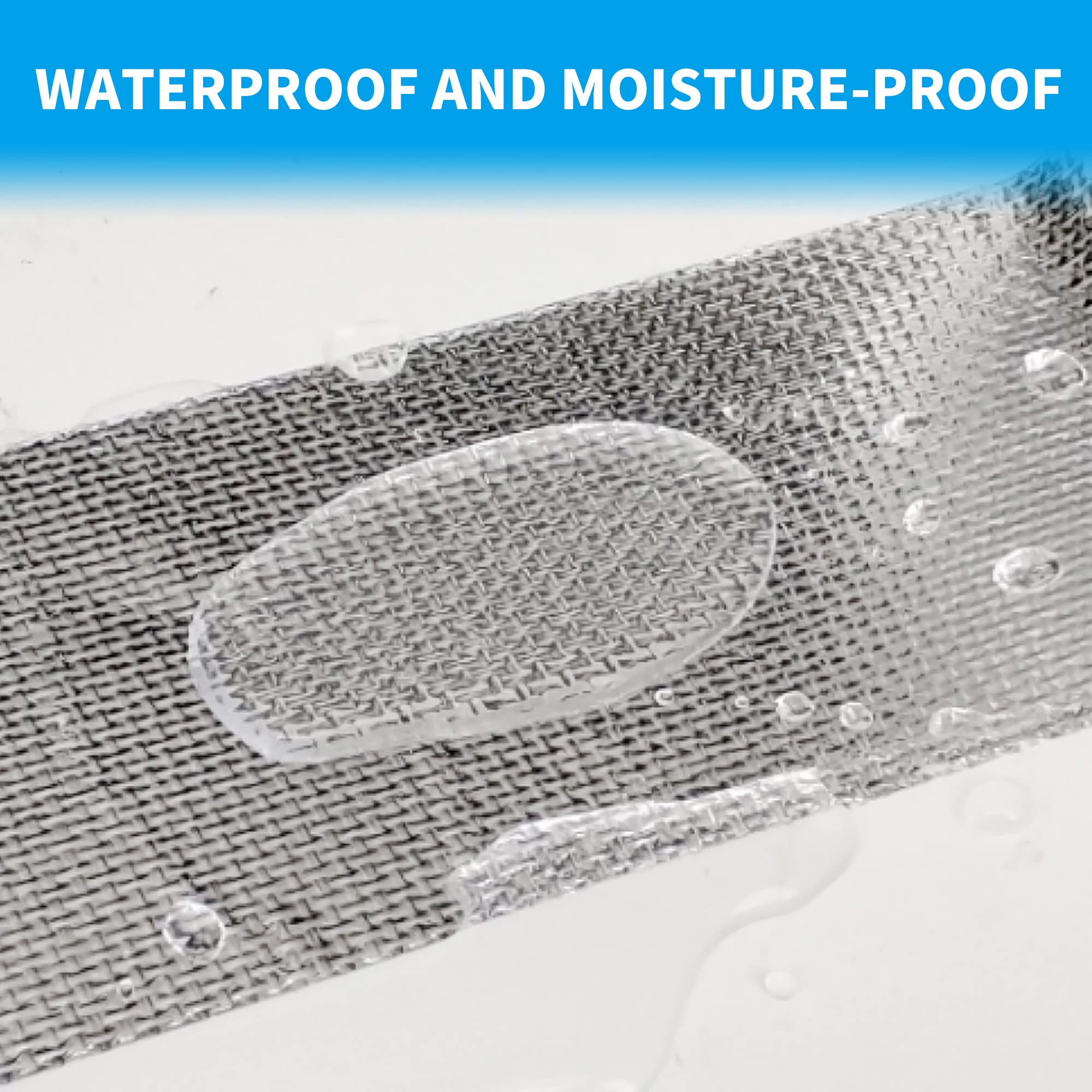 TAPEBEAR Nastro Alluminio adesivo, 25mm x 60m Nastro Alluminio Con Tessuto In Fibra Di Vetro, Resistere da 80°C a 100°C, Nastro Adesivo Rinforzato Per Sigillare, Riparare ed Isolare