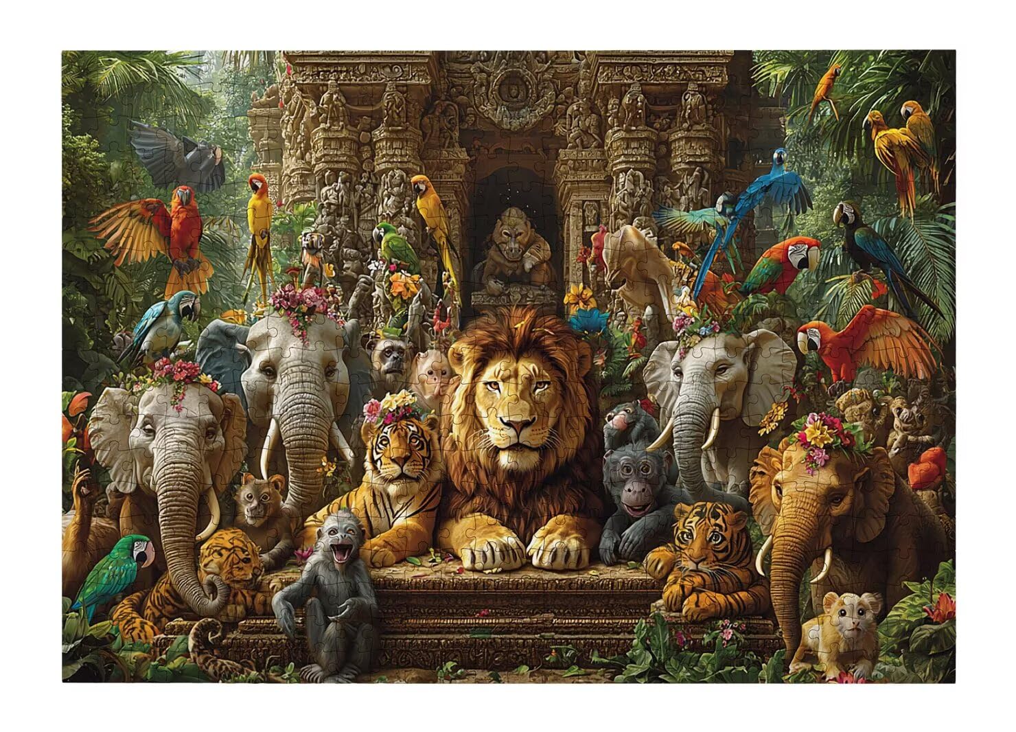Puzzle dla dorosłych 1000, puzzle ze zwierzętami dla dorosłych -4408