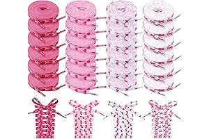 24 Pairs Pink Ribbon Breast Cancer Awareness Shoelaces: Show Your Support and Raise Funds