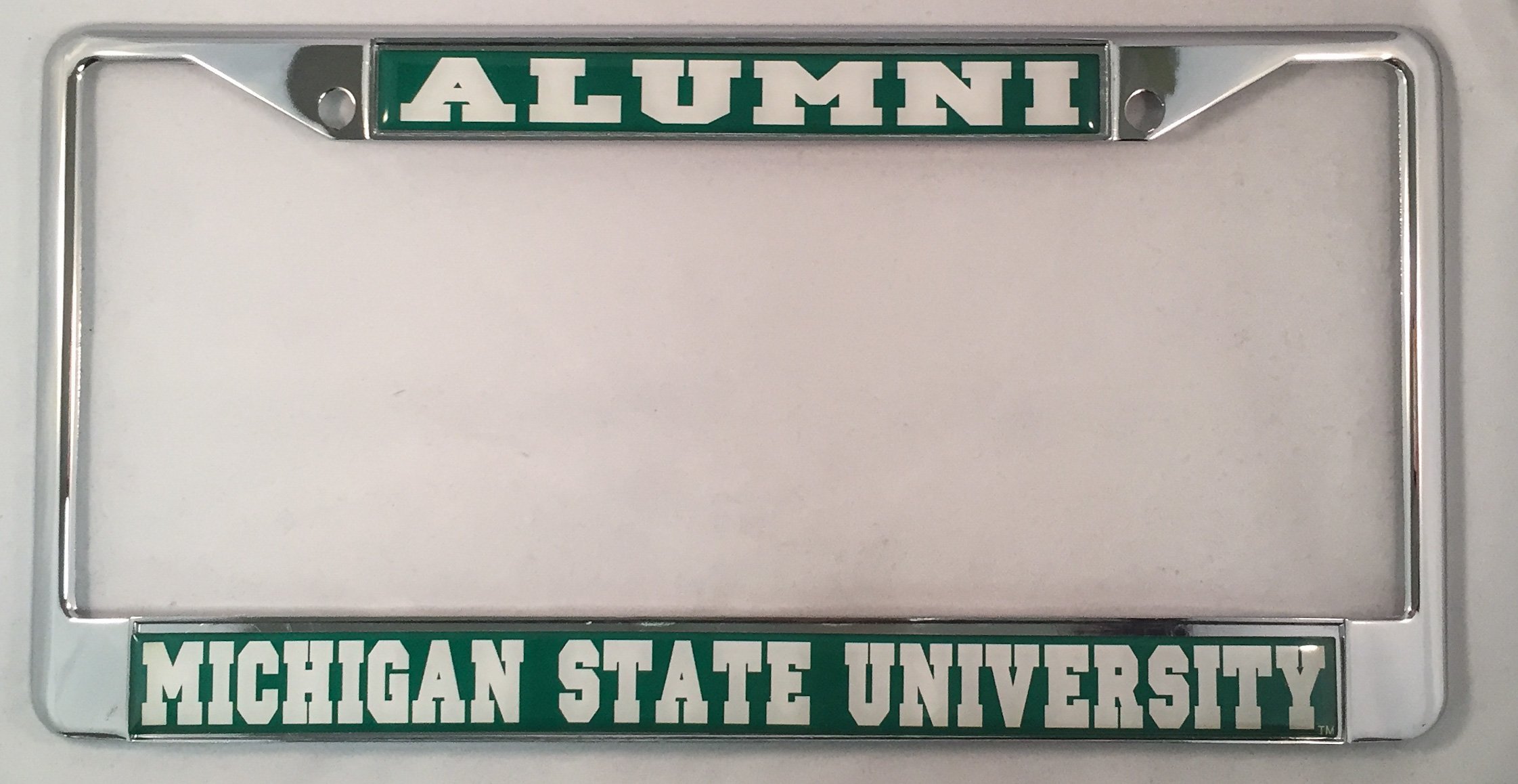 SIMENMAXMichigan State University Alumni License Plate Frame