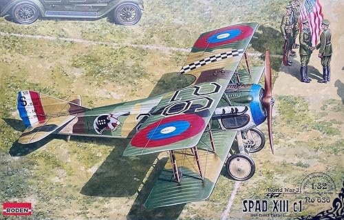 Roden 636 - 132 - SPAD XIIIc1 Escala Plástico Modelo Kit de Aeronave
