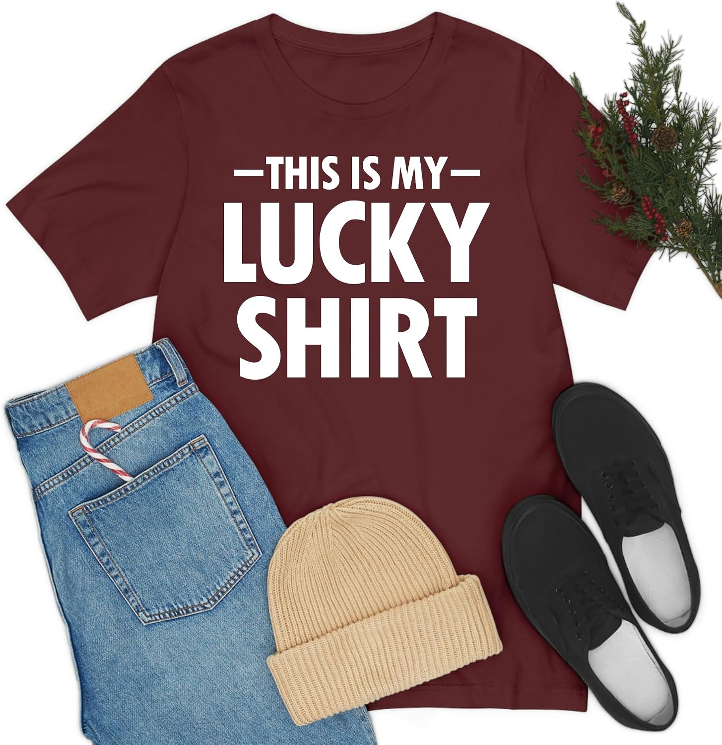 Funny My Lucky Soccer Shirt Soccer Football T-Shirt Lucky Soccer Tee Kids Men Women