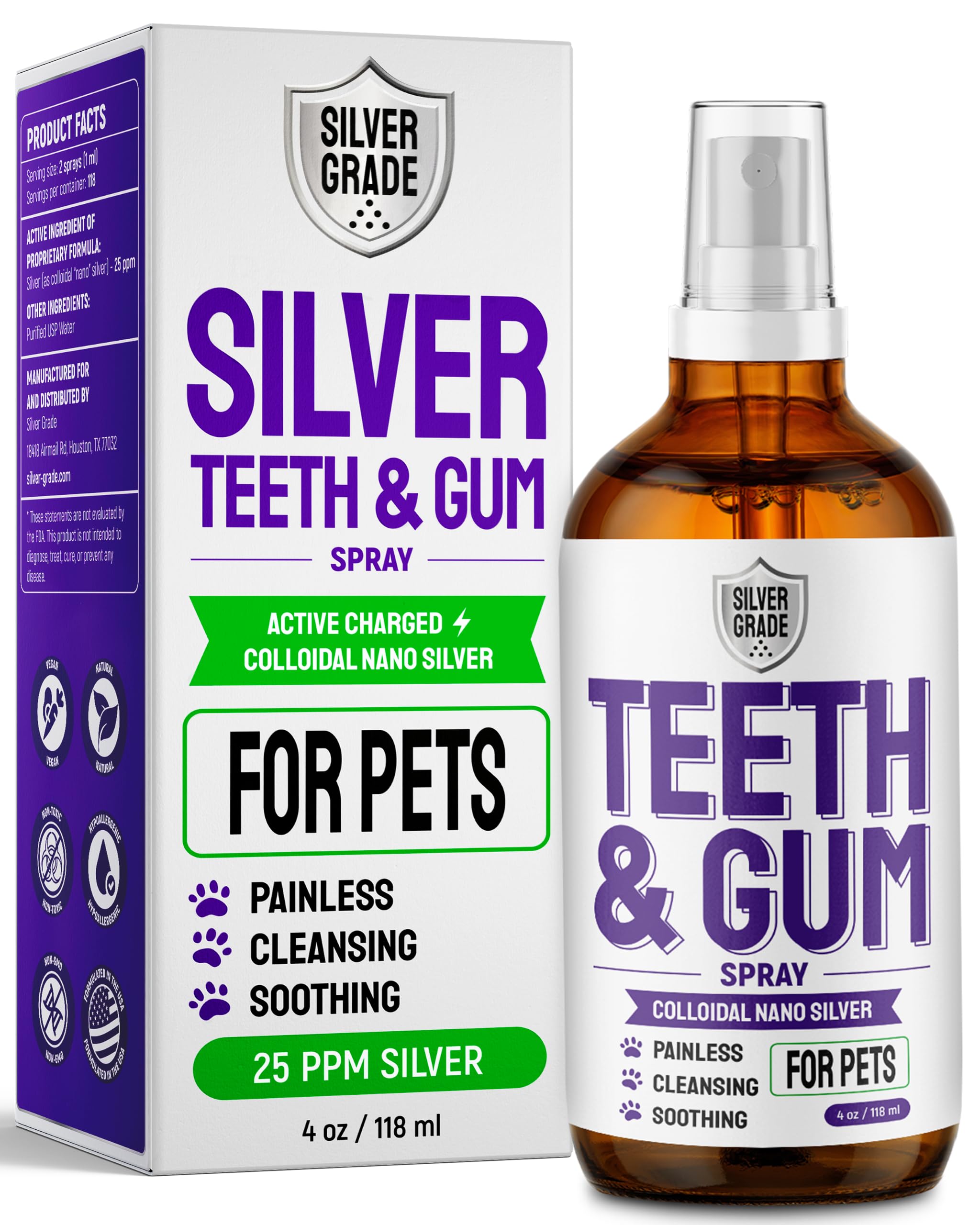 SILVER GRADE Teeth and Gum Spray