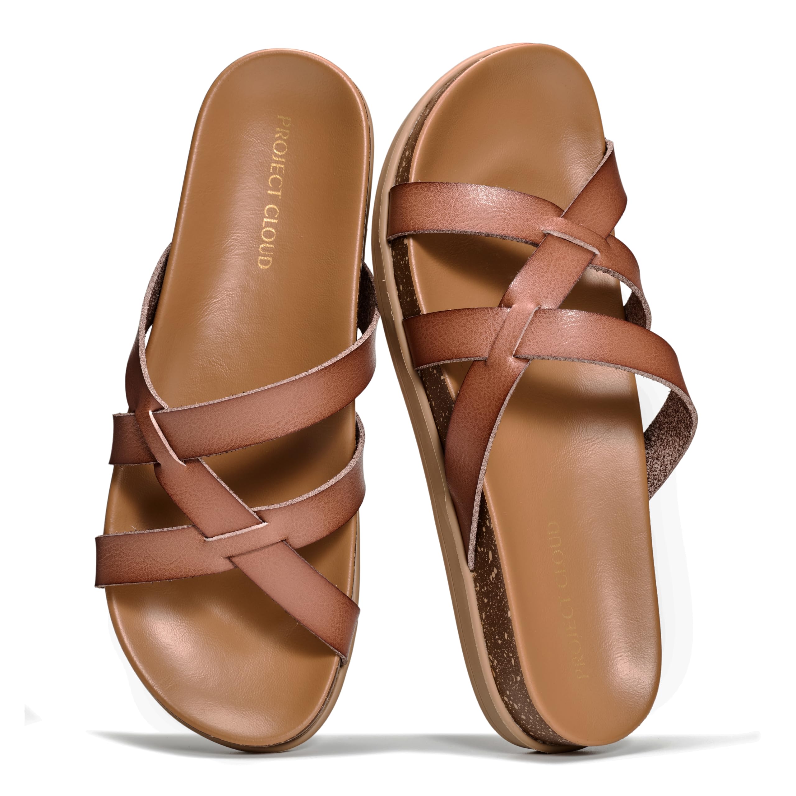 Project Cloud Summer Slides for Women 2026 with Plush and Soft Insole Womens Sandals Comfortable - Non-Slip and Lightweight Sandals Women Footwear — view 8
