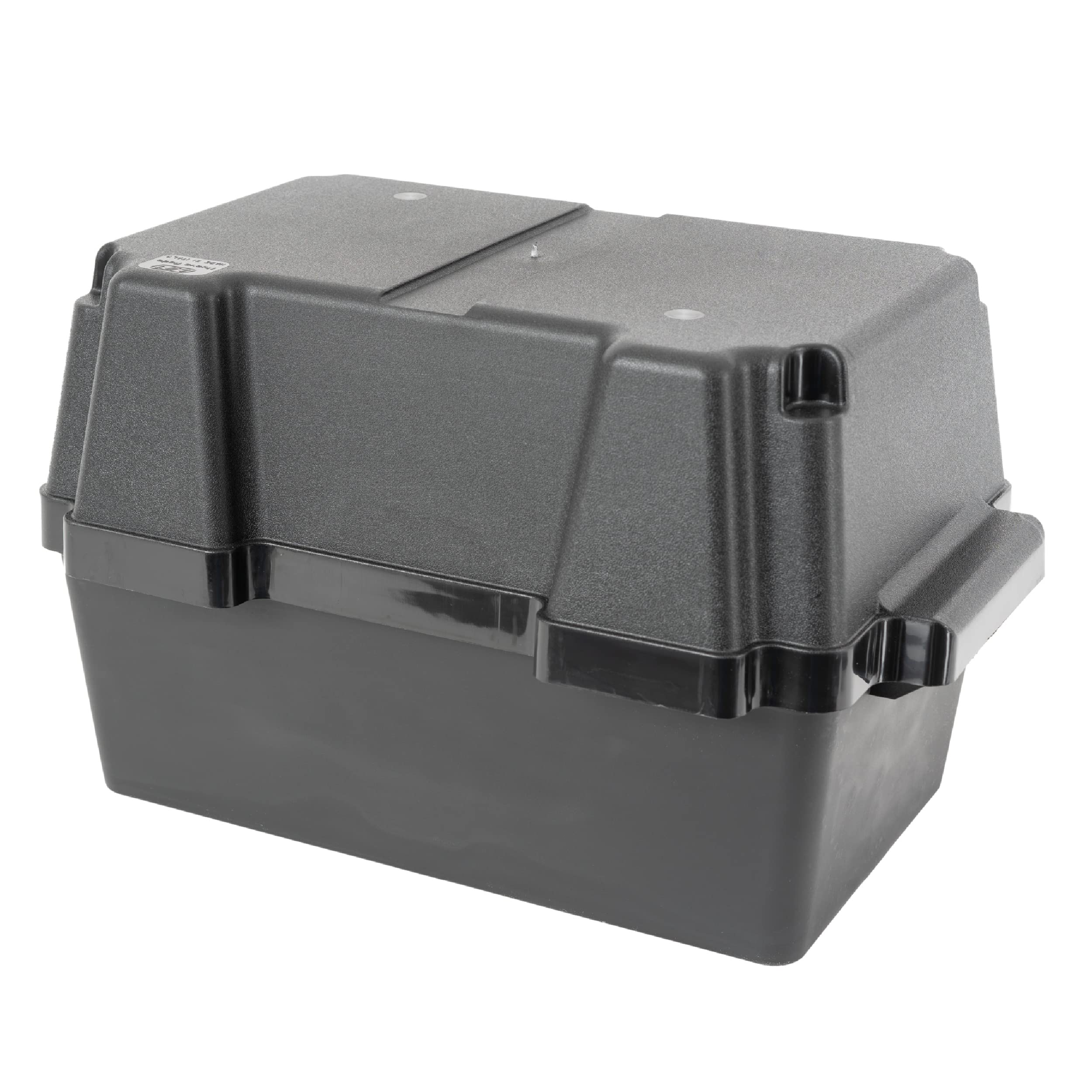Batteriebox | schwarz | für 100 Ah Batterien für Boot, Schiff oder Yacht