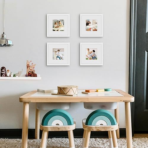 Miniatura 91 de Picrit - Juego de 12 portarretratos de 5 x 7 pulgadas para colgar en la pared o exhibir sobre una mesa, para fotos de 4 x 6 con paspartú o 5 x 7