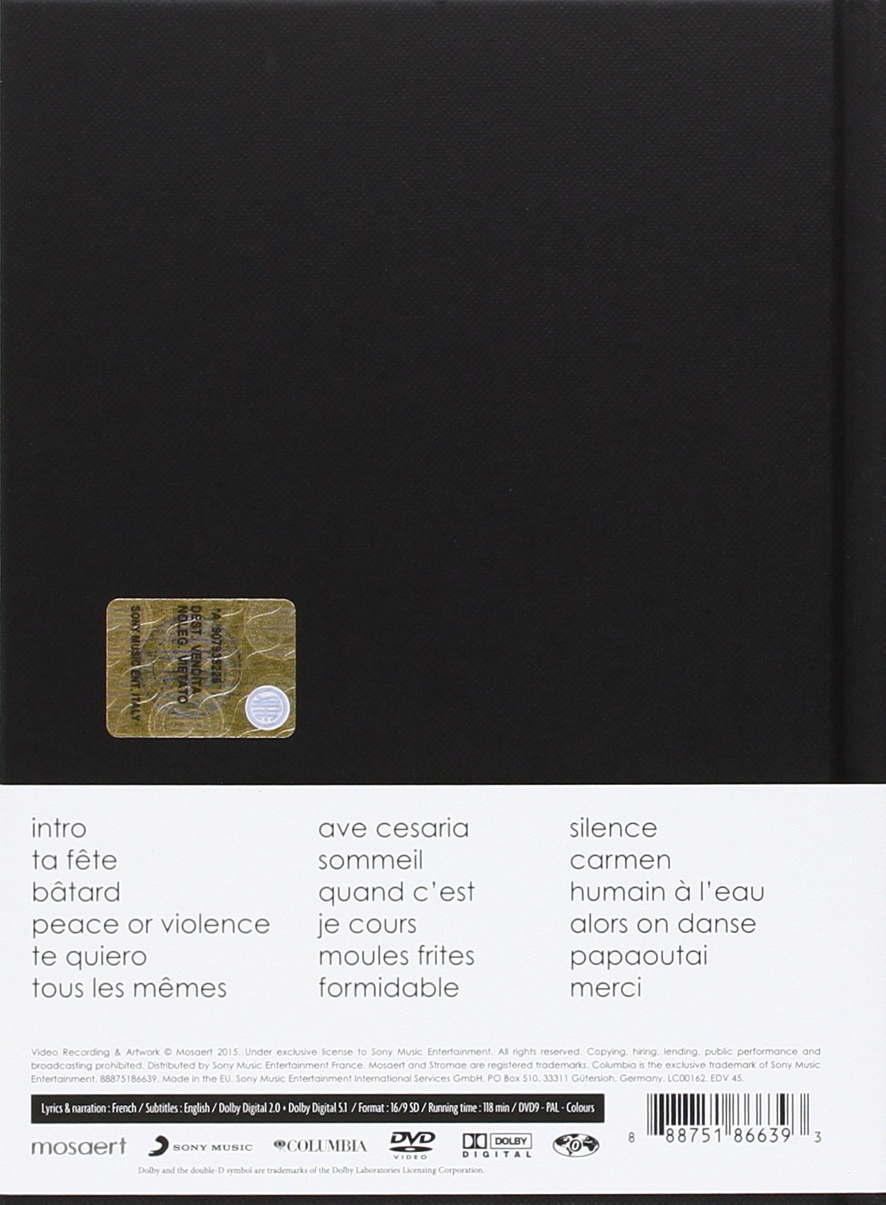 Racine carrée Live (DVD + Livre 80 pages)