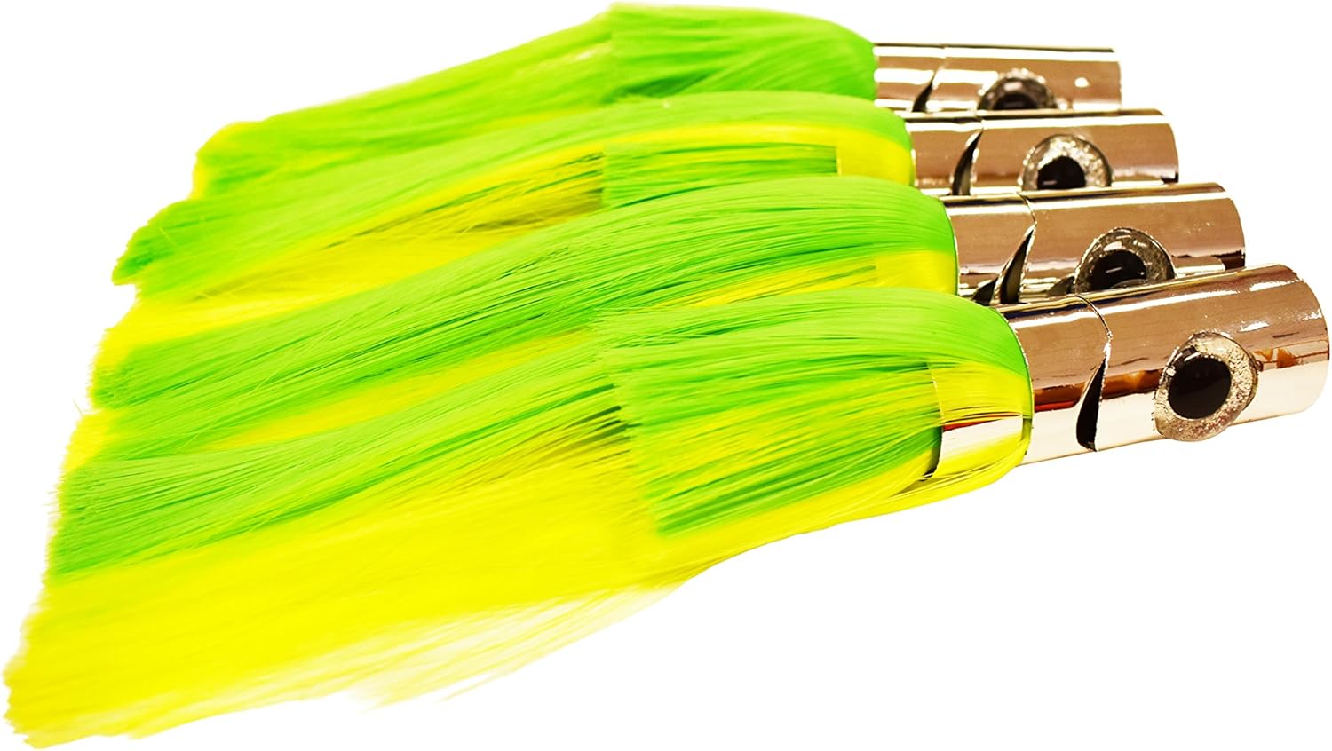 EAT MY TACKLE 4 Ilander Style 10" Chrome Head Fishing Lures