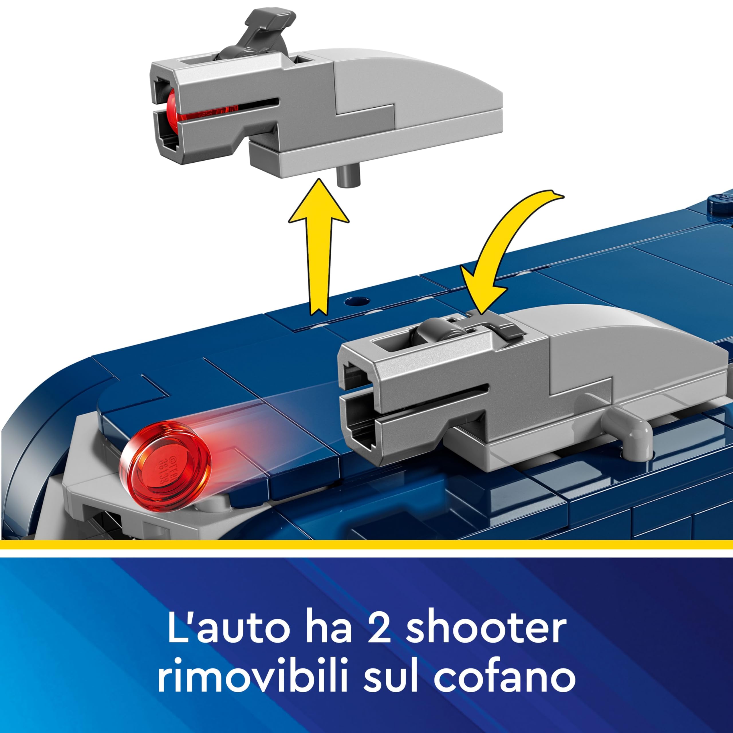 LEGO DC Batman con Batmobile vs. Harley Quinn e Mr. Freeze, Macchina Giocattolo da Costruire del Supereroe della Serie Animata con 3 Minifigure, Gioco per Bambini da 8 Anni, Regalo da Collezione 76274