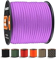 Vista 10 de WEREWOLVES Cuerda de paracaídas de 650 libras, cuerda de paracaídas de 9 hebras, 100 pies, carretes de cuerda de paracaídas de 200 pies, cuerda