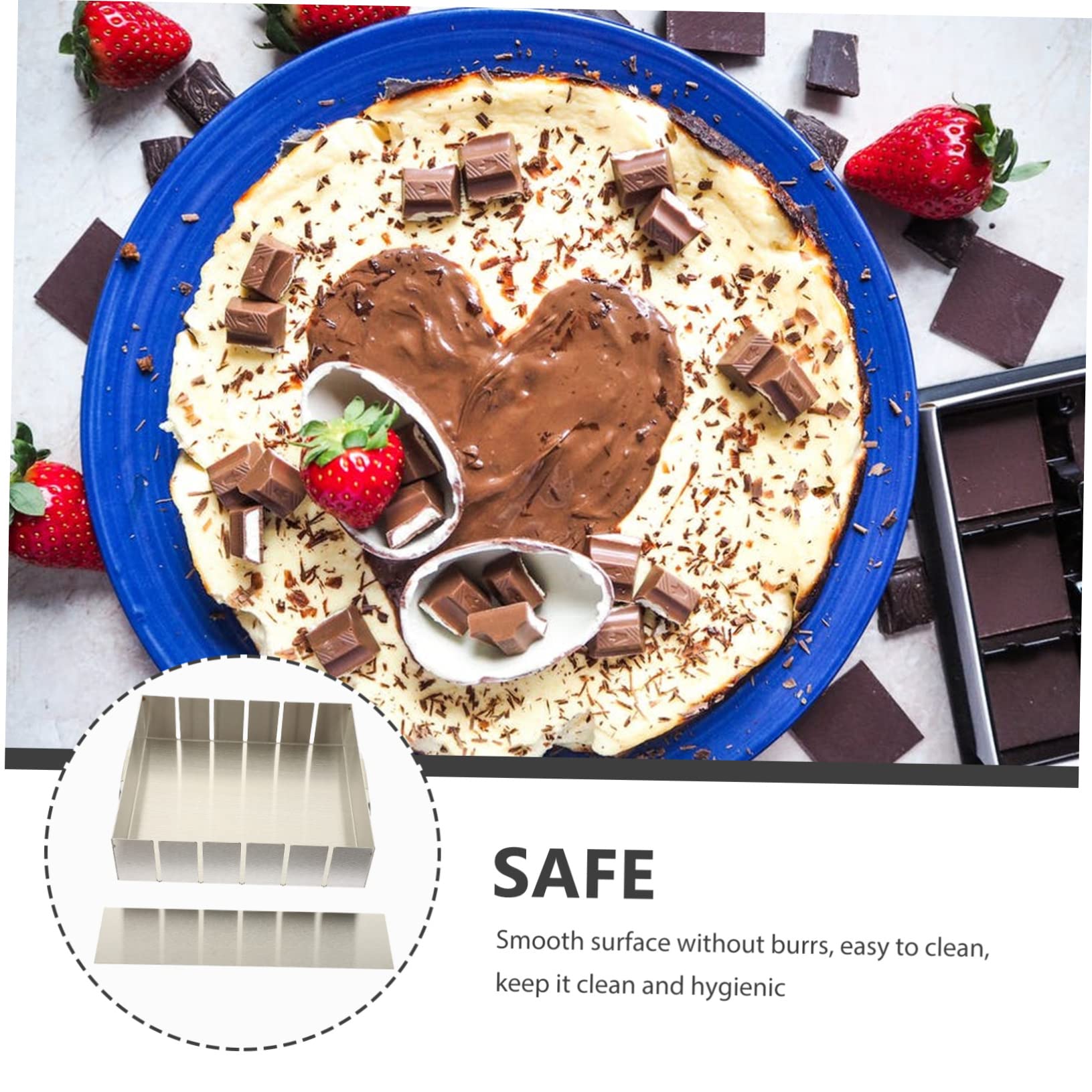 Moule à Nougat Professionnel en Acier Inoxydable pour Pâtisserie Surface Lisse, sans Bavures, pour Usage à Domicile Boutique