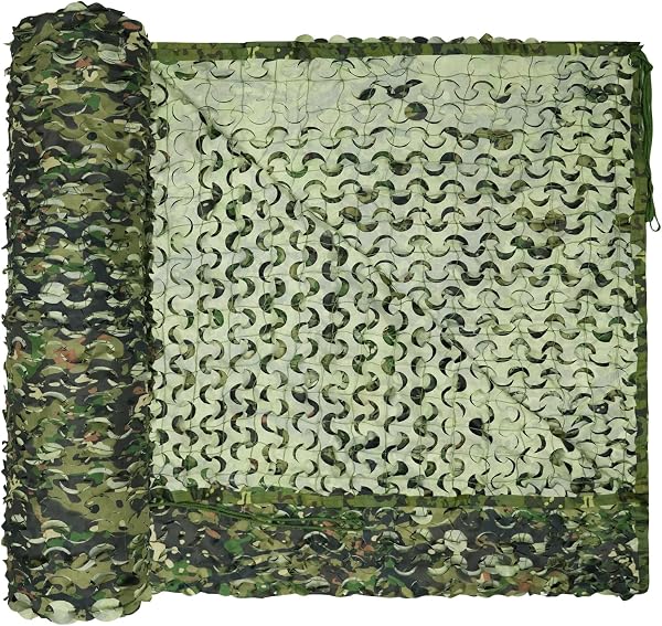 LOOGU Custom Woodland Camuflaje Red Camping Caza Militar Camuflaje Neto - 4