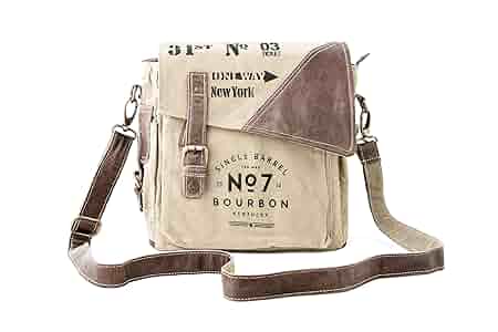 Amazon.com: 3B-Vintage Print Upcycled Military Leather