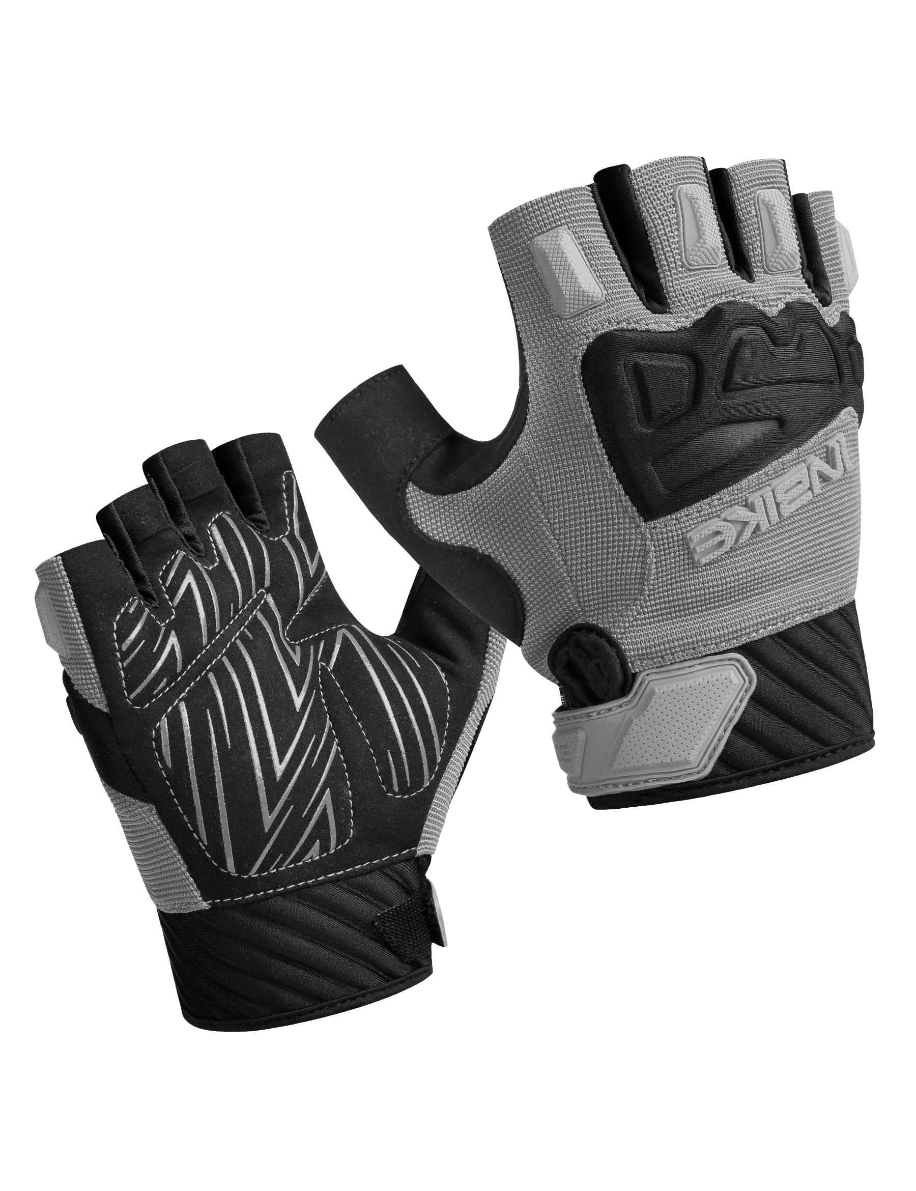 INBIKE Handschuhe Halbfinger Flexibel für Radfahren Motocross Fitness Training Kletter mit TPR Fingerpads und SCR-Pad Schutz MH010