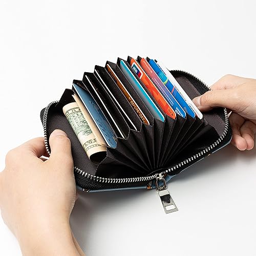 Miniatura 7 de Corgi - Cartera con cremallera para hombre, mujer, perro, mamá o perro papá, Azul, Corgi