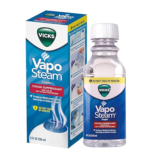 Vicks VapoSteam Cough Suppressant Liquid 8 Oz