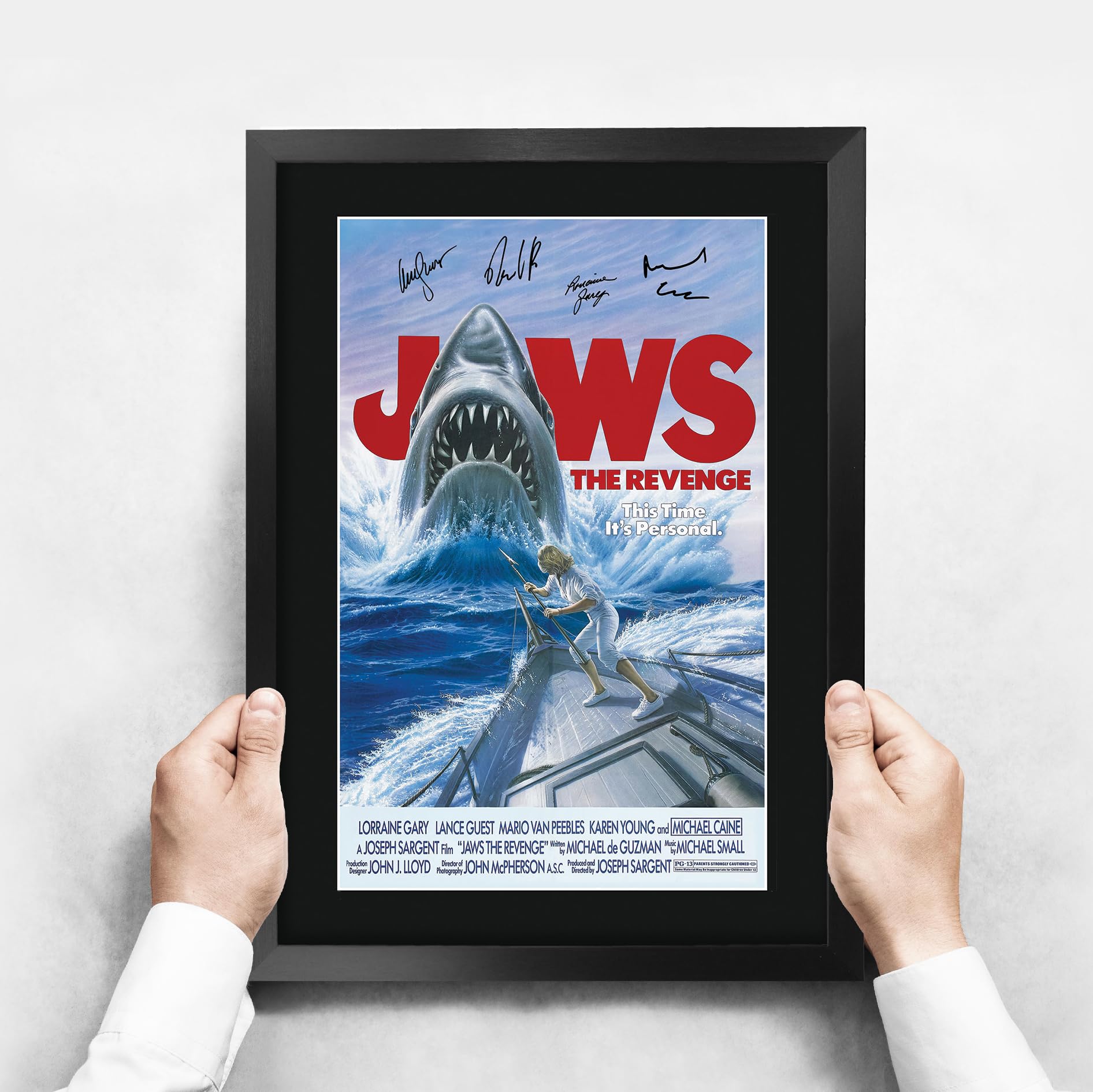 Amazon.com: HWC Trading Jaws 4 16 x 12 inch Gifts Printed