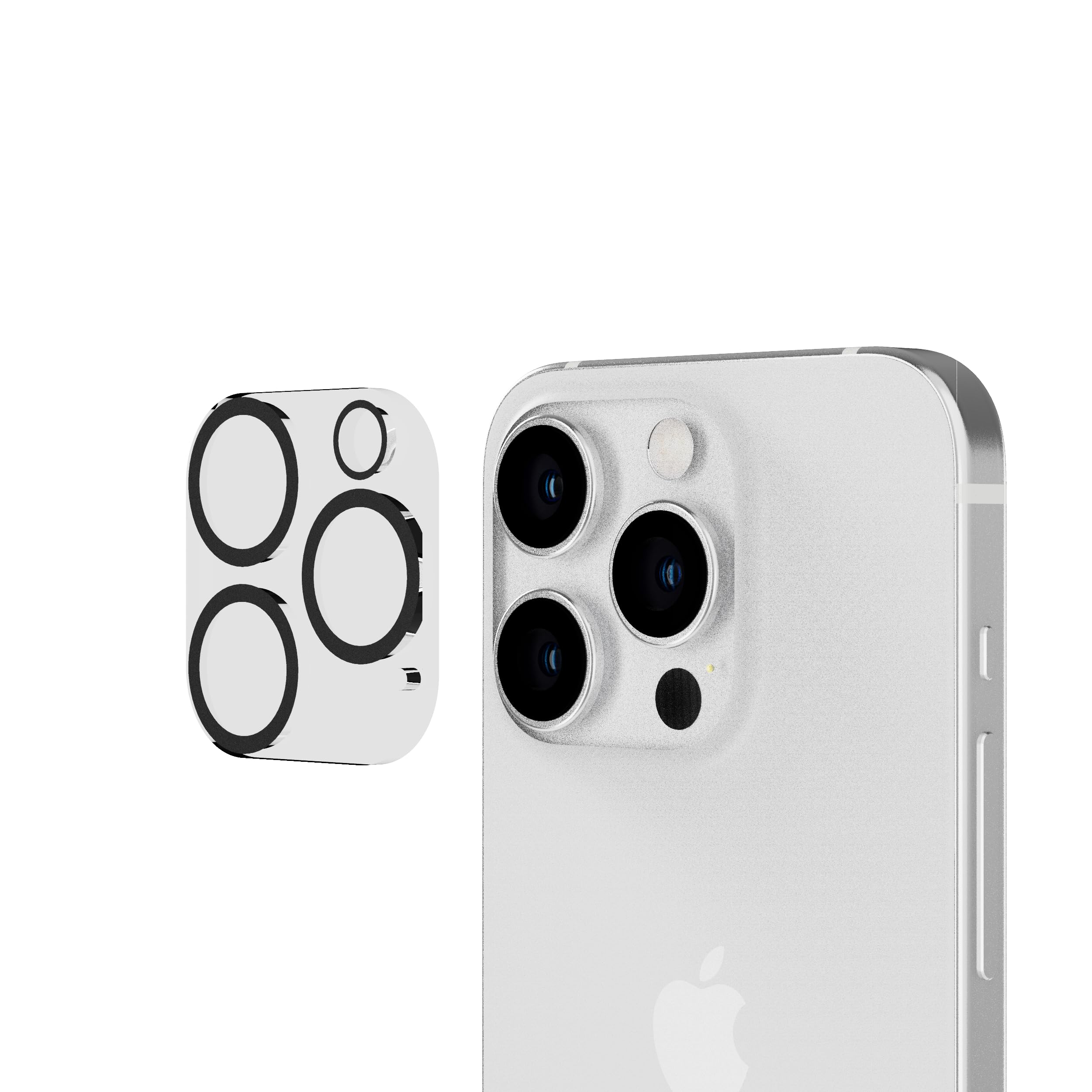 TEch21 Szkło udarowe – zestaw ochraniaczy obiektywu aparatu do iPhone'a 15 Pro