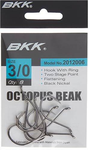 Miniatura 9 de BKK Hooks A-BP-0148 Pico de pulpo (B-25) Tamaño 30# 25 Pack