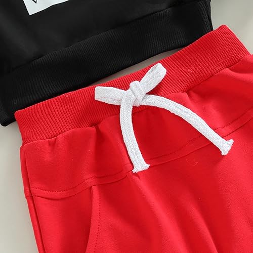 Vista 19 de Sasaerucure Infant Toddler Baby Boy Halloween Outfits Long Sleeve Shirts Pumpkin Sweatshirt with Pants 2Pcs Winter Clothes 2-CD Rojo Verde