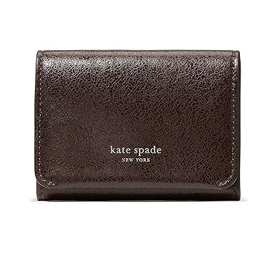 Kate Spade New York Halo Glazed Leather Card Case Trifold Wallet Wallet Women