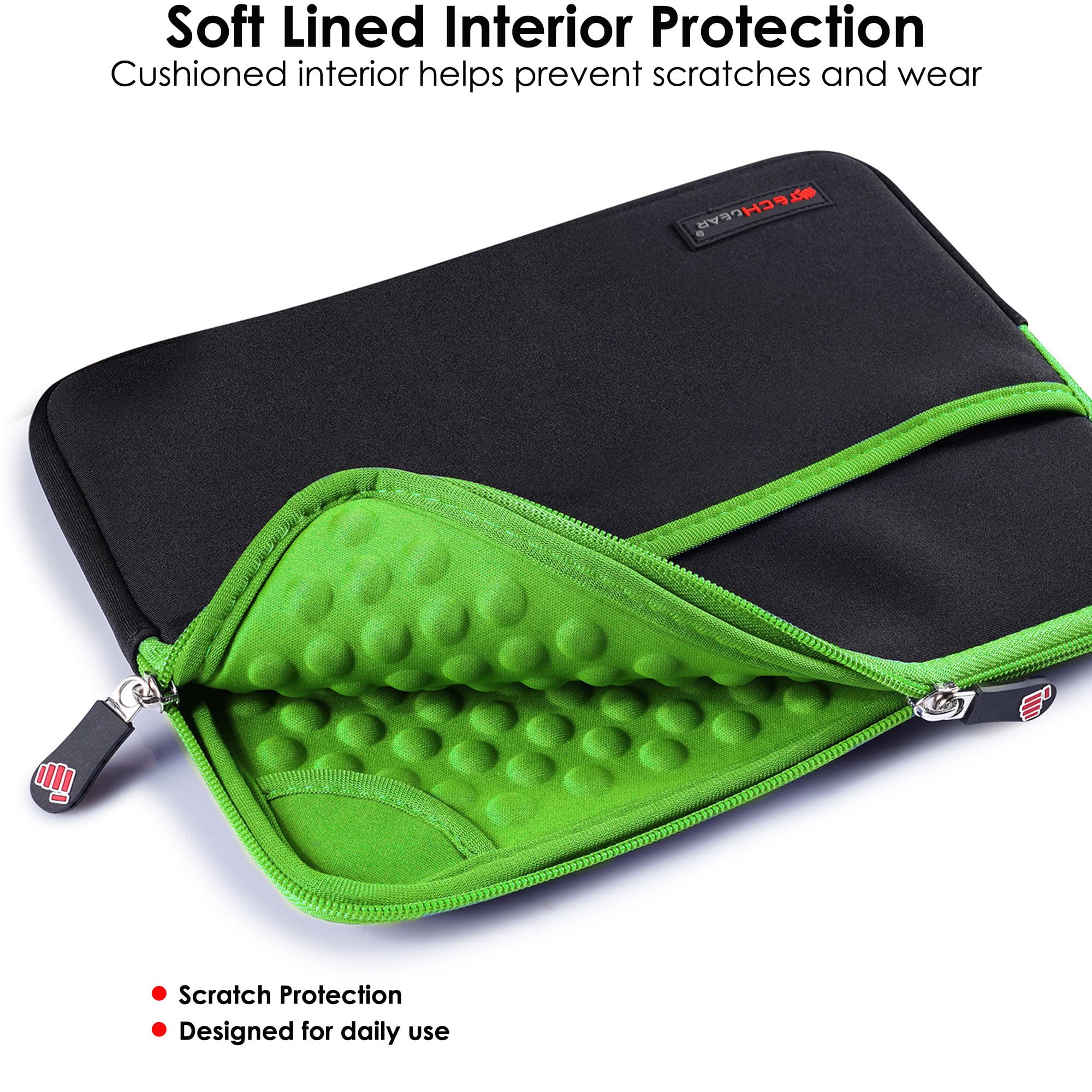 TECHGEAR Custodia 10" Pollici tablet - Custodia Protettiva manicotto in neoprene Sottile e rivestimento interno antiurto Compatibile con Samsung Tab A8 10,5 2022 10,1 Tab A7 10,4 Surface Go 3 e altri