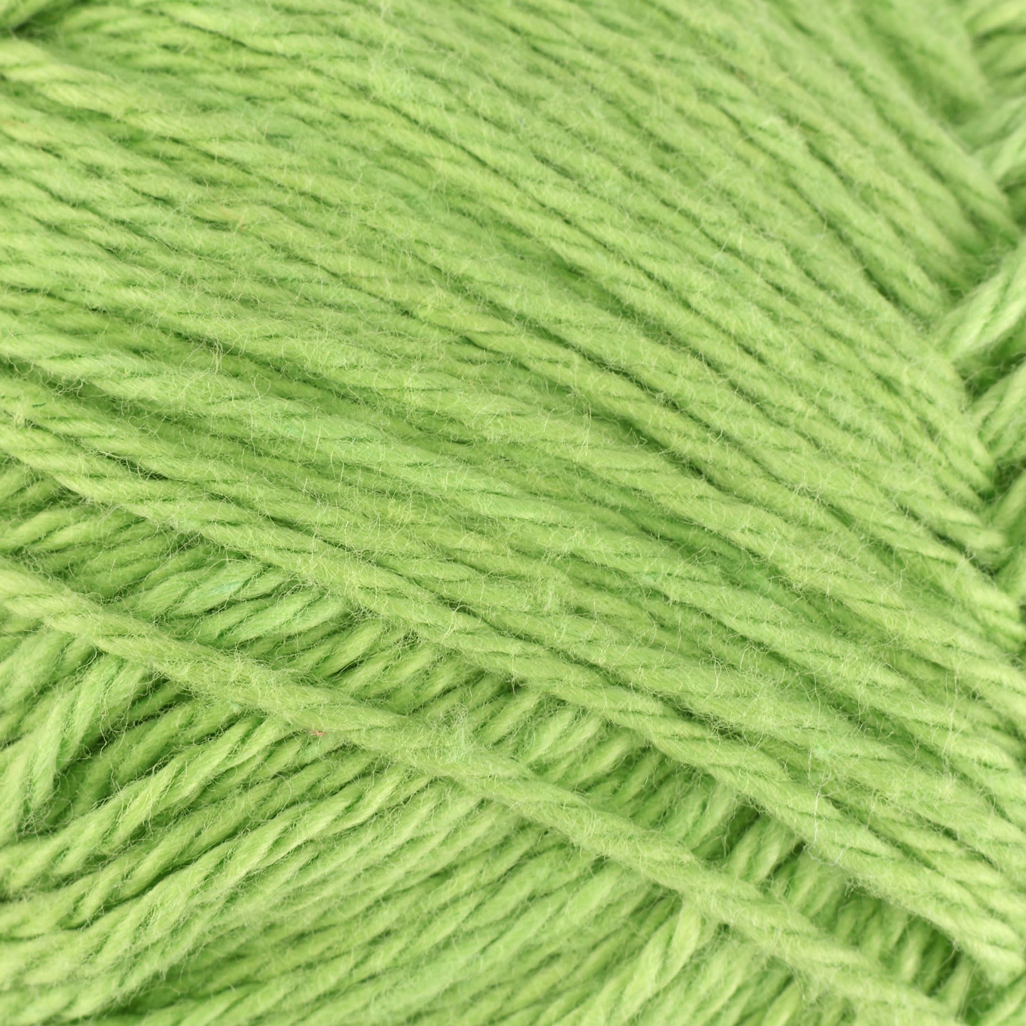 JubileeYarn Cotton Select Yarn - Sport Weight - 50g/Skein - Limeade Green - 4 Skeins, 307 Limeade Green - Image 2