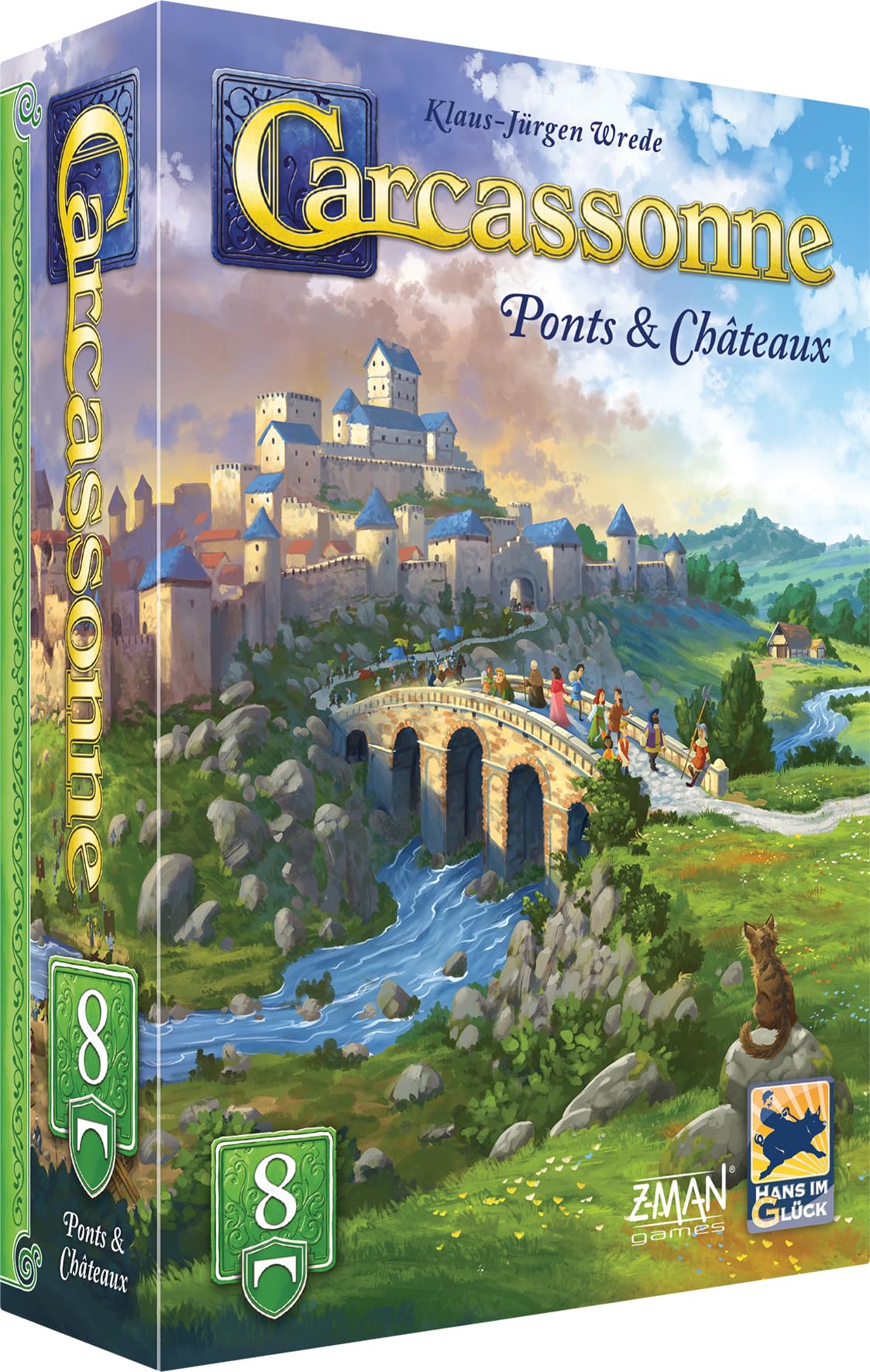 Asmodee - Carcassonne - Extension 8 : Ponts & Châteaux - Hans im Glück