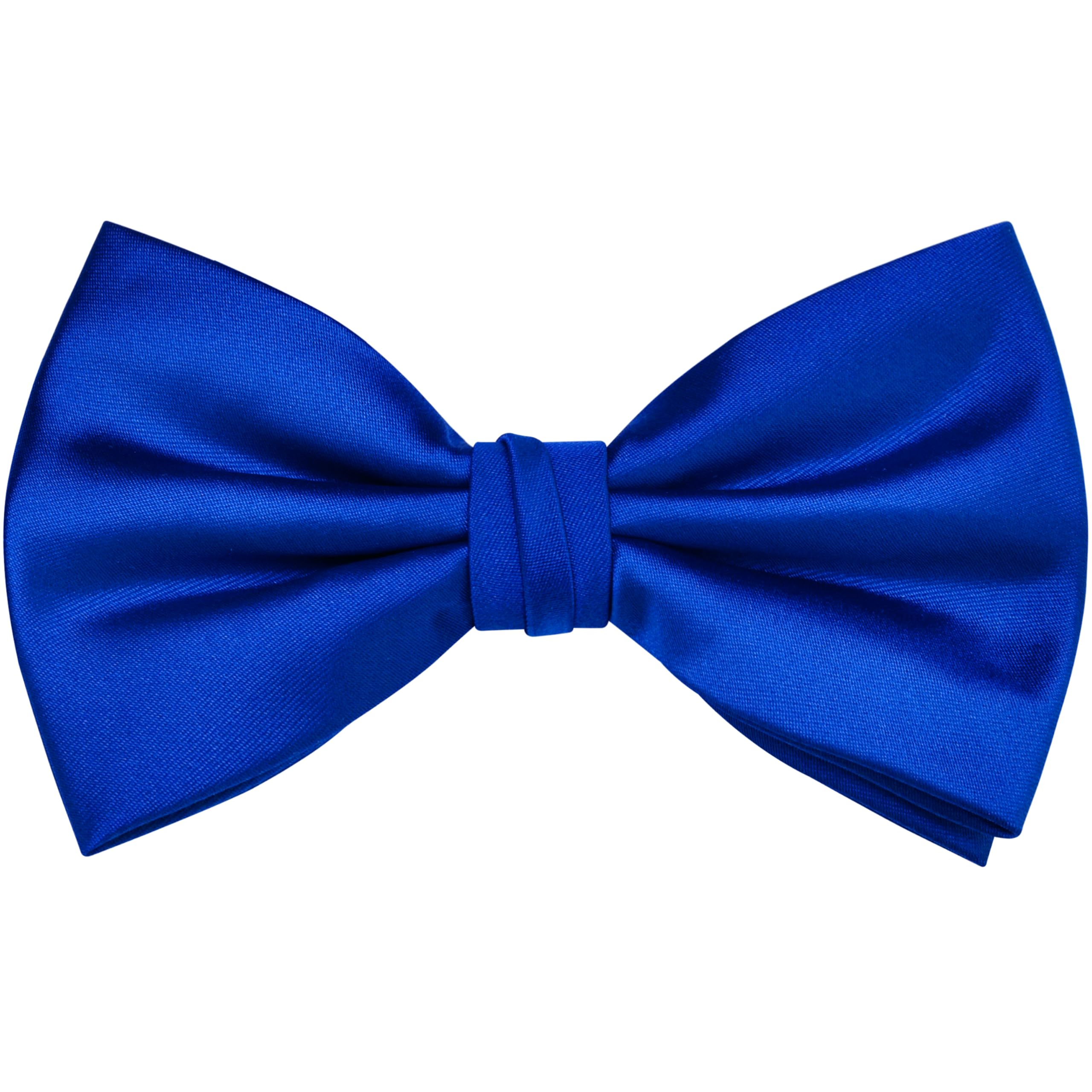 Branduce Mens Solid Color Adjustable Pre-tied Bow Tie for Men Party Wedding