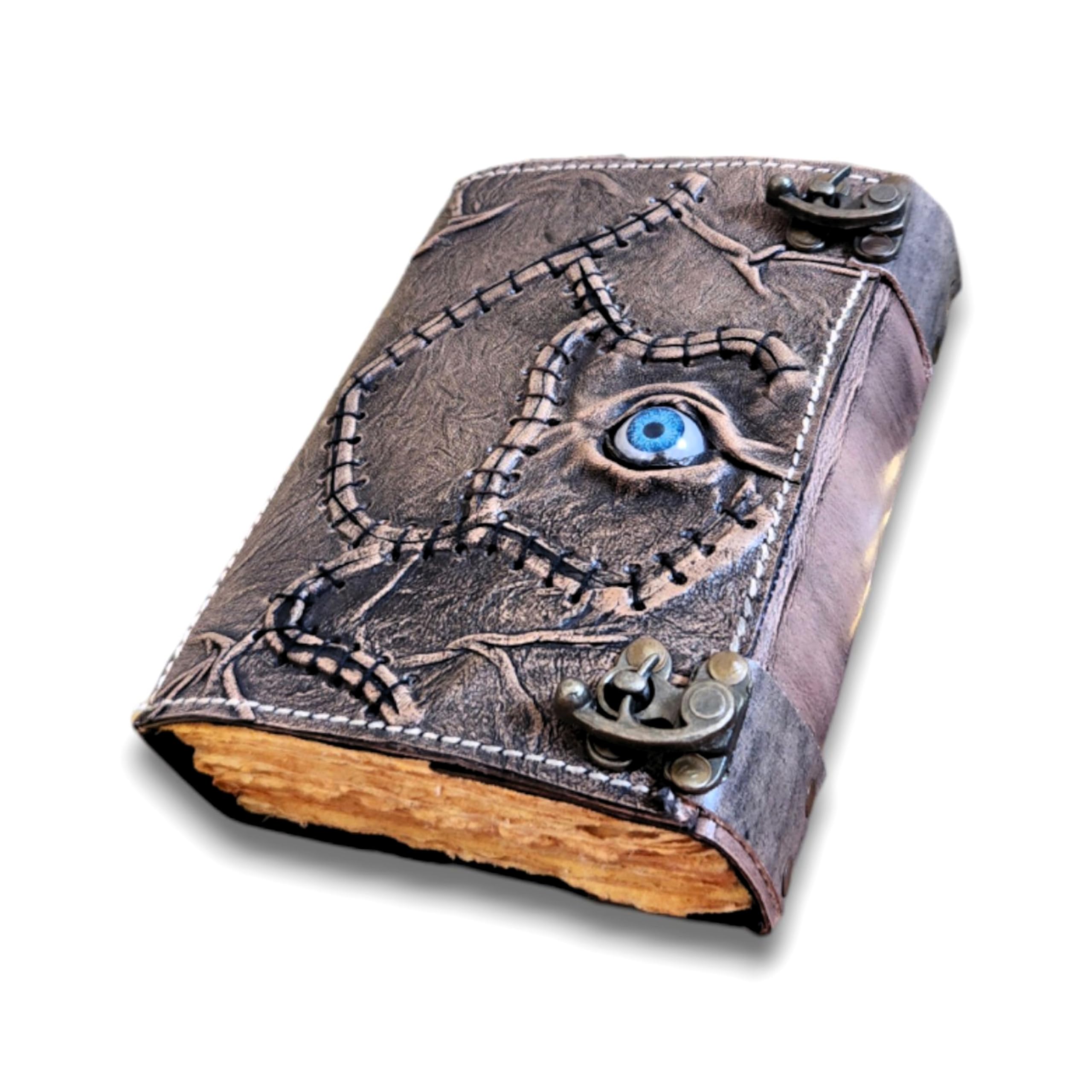 Leather Notebook (Charcoal-Greyish, 7x5 inch)