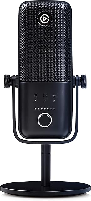 Elgato Wave:3 - Premium Studio Quality USB Condenser Microphone for Streaming, Podcast, Gaming and Home Office, Free Mixer Software, Sound Effect Plugins, Anti-Distortion, Plug n Play, for Mac, PC
