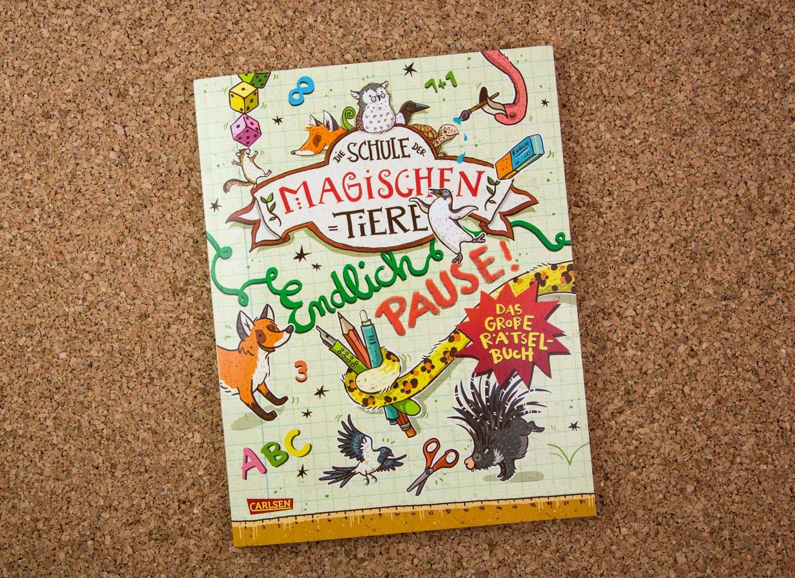Die Schule der magischen Tiere: Endlich Pause! Das große Rätselbuch: Für Fans ab 8 Jahren mit Kreuzworträtseln, Labyrinthen, Sudokus, Geheimschriften, Quizfragen und Spielideen