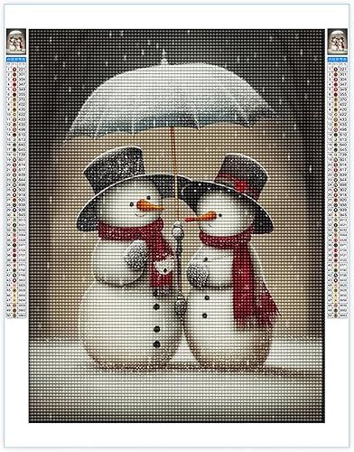 Kits de pintura de diamantes para adultos, bricolaje 5D para el día de Navidad, kit de pintura de diamantes de taladro completo, arte de diamantes