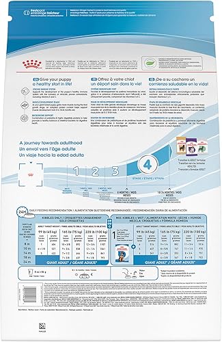 Miniatura 2 de Royal Canin Size Health Nutrition - Alimento seco gigante para perros junior, bolsa de 30 libras