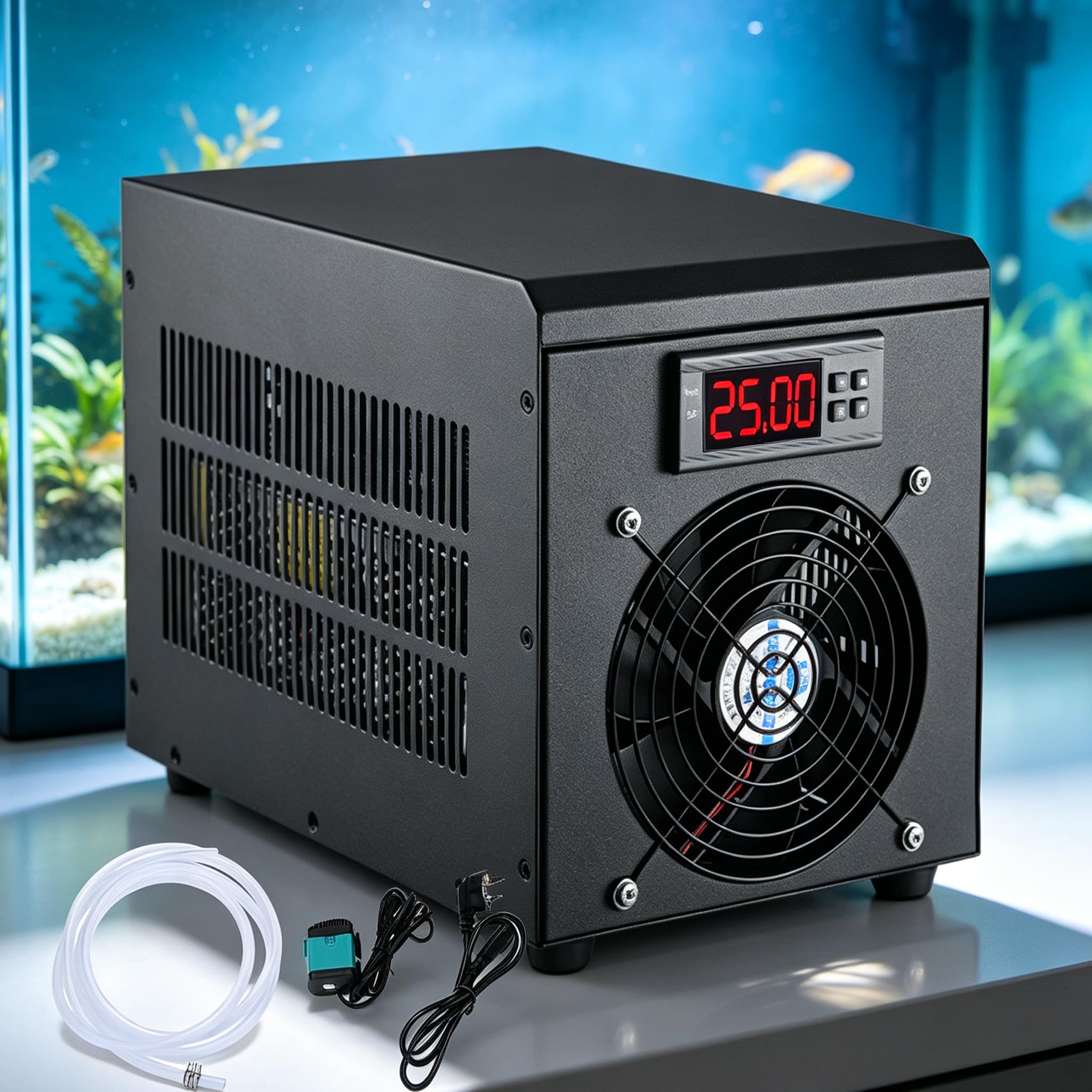 Mothdust Refrigeratore Acquario 180W 60L Raffreddatore Riscaldatore Pesci